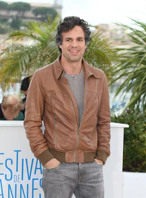 Mark Ruffalo Cannes Film Festival Brown Jacket