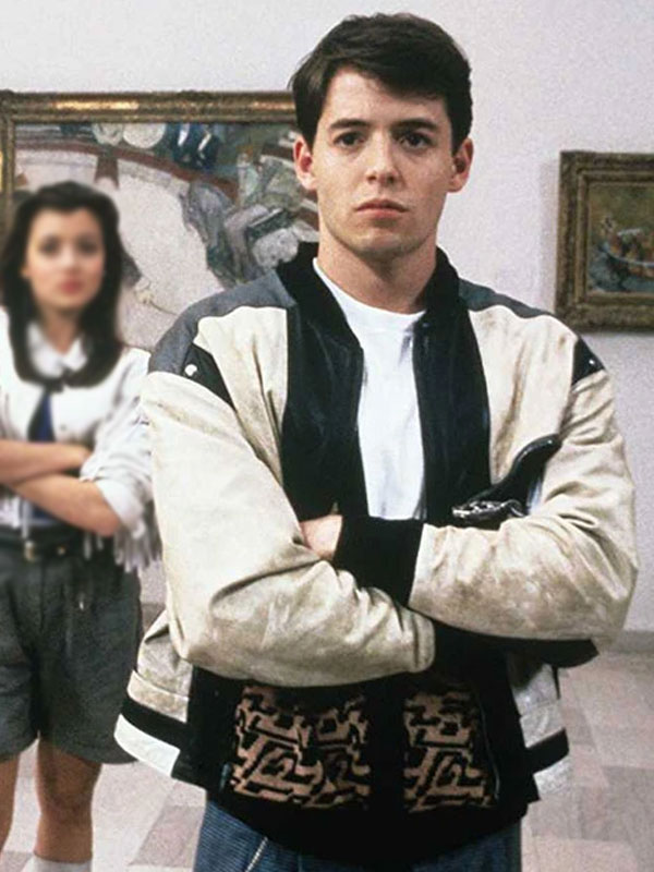 Matthew Broderick Ferris Buellers Day Off 1986 White Jacket