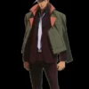 Mobile Suit Gundam Iron Blooded Orphans Tekkadan Orga Green Leather Jacket