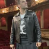 Moon Knight Press Tour Oscar Isaac Black Jacket