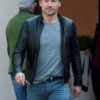Nikolaj Coster Waldau Black Leather Jacket