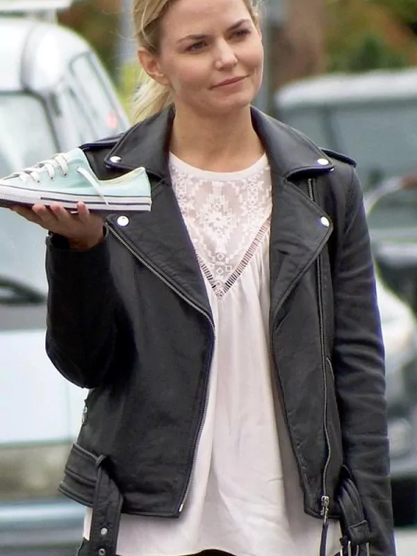 Once Upon a Time Emma Swan Black Leather Jacket