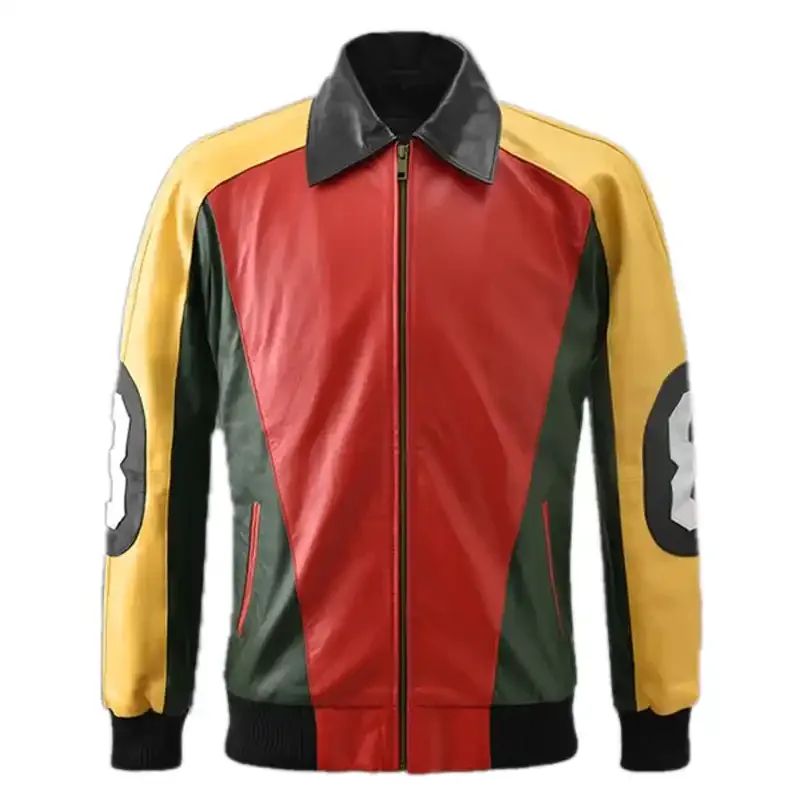 Patrick Warburton American Actor Multicolor Leather Jacket