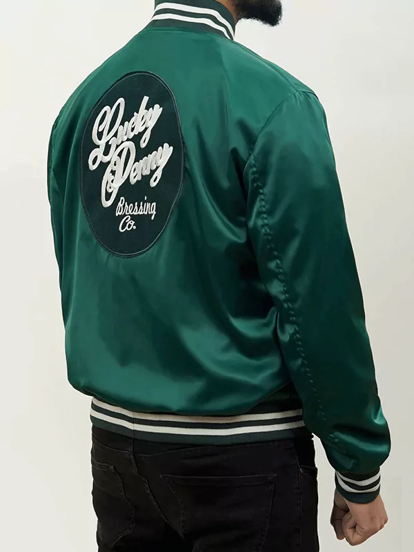 Platonic Seth Rogen Green Varsity Jacket for Men and Women