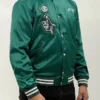Platonic Seth Rogen Green Varsity Jacket for and Women