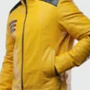Pokemon Pikachu Yellow Leather Jacket