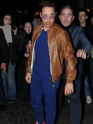 Premier Robert Downey Jr. Brown Jacket