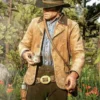 Red Dead Redemption 2 Arthur Morgan Gunslinger Brown Leather Jacket