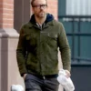 Red Notice Ryan Reynolds Green Trucker Jacket