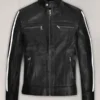 Resident Evil 3 Leon S. Black Biker Jacket
