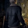 Resident Evil 4 Leon S. Kennedy Shearling Leather Jacket