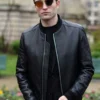 Actor Robert Pattinson Black Jacket