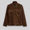 Rubber Soul John Lennon Brown Suede Leather Jacket