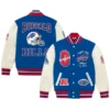 San Francisco 49ers Buffalo Bills Blue Wool Jacket