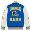 San Francisco 49ers Buffalo Bills Blue Wool Varsity Jacket