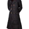 Sherlock Holmes Benedict Black Trench Coat