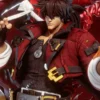Sol Badguy Guilty Gear Strive Red Leather Cropped Jacket