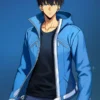 Solo Leveling Arise Jinwoo Blue Jacket