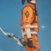 Solo Leveling Arise Sung Hwan Orange Costume Jacket