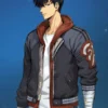Solo Leveling Arise Jinwoo Varsity Jacket