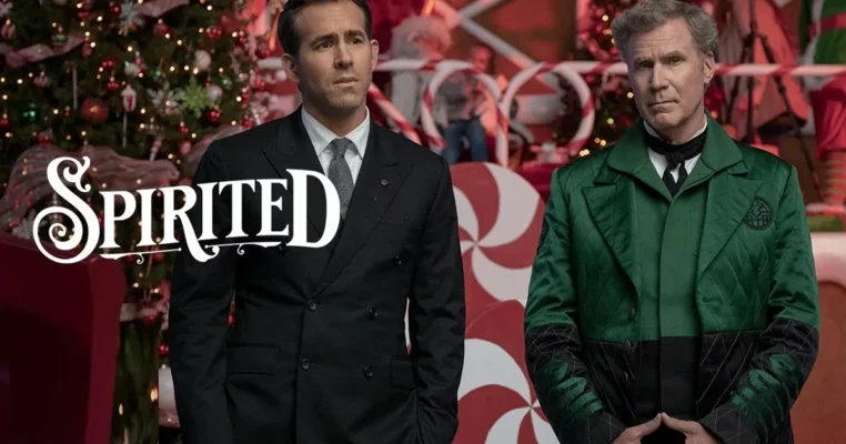 Spirited Will Ferrell Green Coat