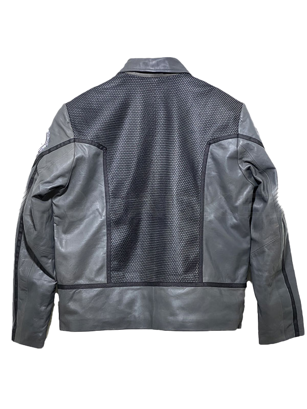 Star Trek Strange New Worlds Captain Gray Leather Jacket