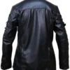 Steampunk Gothic Black Leather Jacket