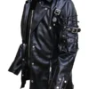Steampunk Gothic Leather Black Jacket