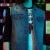 Stranger Things Eddie Munson Demobat Slayer Blue Vest