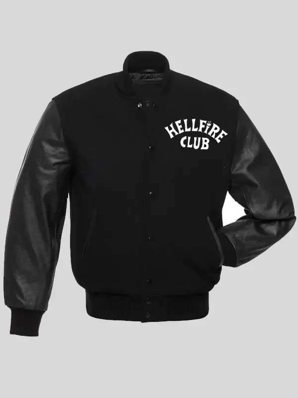 Hellfire Club Black Varsity Jacket