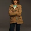Stranger Things Nancy Wheeler Brown Coat
