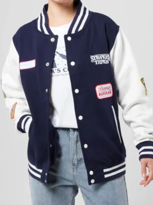 TV Series Stranger Things Varsity Friends Don’t Lie Jacket