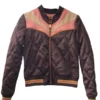 Stumptown Rising Sun Brown Varsity Jacket