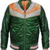 Stumptown Rising Sun Green Varsity Jacket