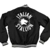Sylvester Stallone Italian Stallion Black Jacket for Men and Women