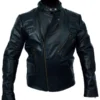 Sylvester Stallone Rocky 3 Sylvester Stallone Black Leather Biker Jacket for Men and Women