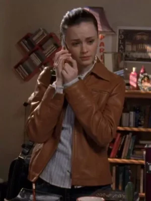 Gilmore Girls Alexis Bledel Brown Jacket