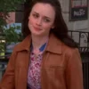 TV Series Gilmore Girls Rory Gilmore Brown Leather Jacket