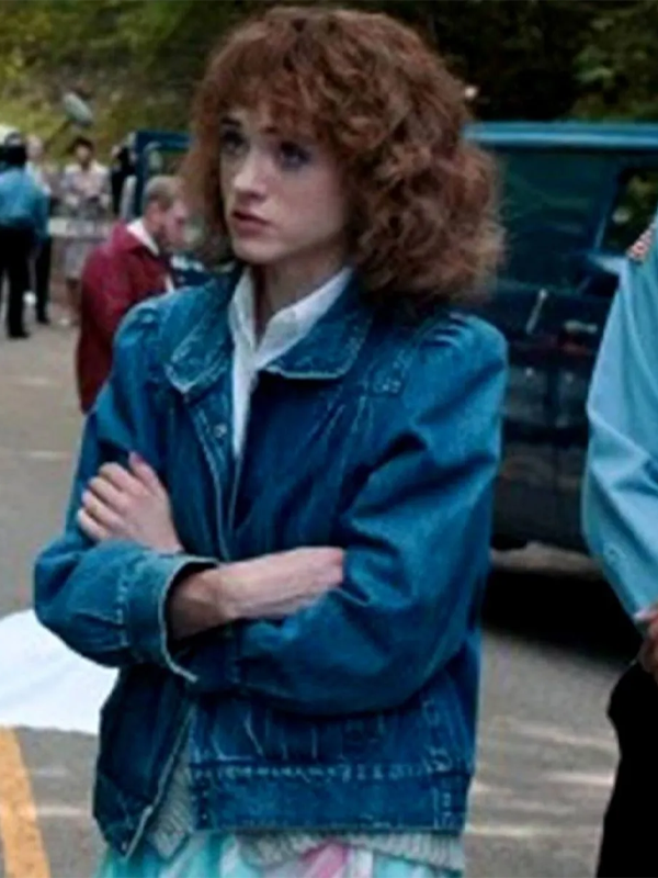 TV Series Stranger Things Nancy Wheeler Blue Denim Jacket