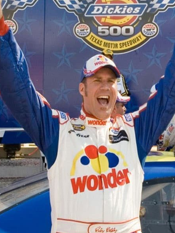 Ricky Bobby Wonder Bread White Jacket