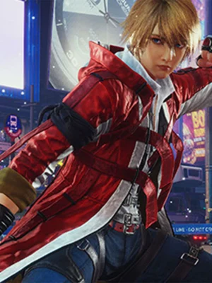 Tekken 8 Leo Kliesen Red Parka Jacket