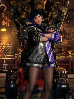 Tekken 8 Purple Reina Mishima Jacket