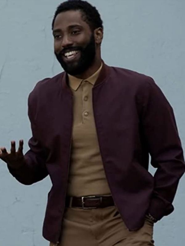 Tenet Protagonist Maroon Jacket