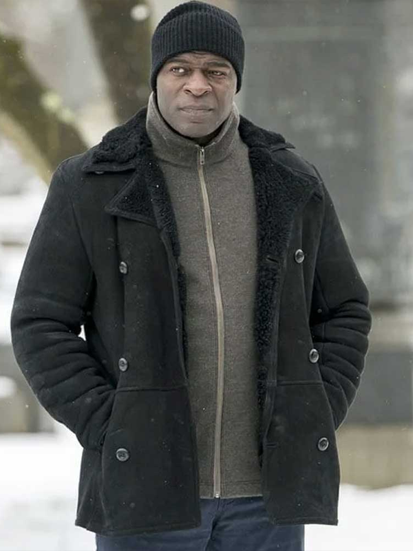 The Blacklist Dembe Zuma Black Peacoat