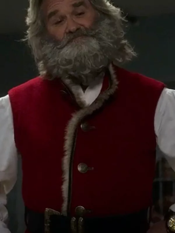 The Christmas Chronicles Goldie Hawn Shearling Red Vest for Men and Women