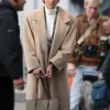 The Crown Princess Diana Beige Coat