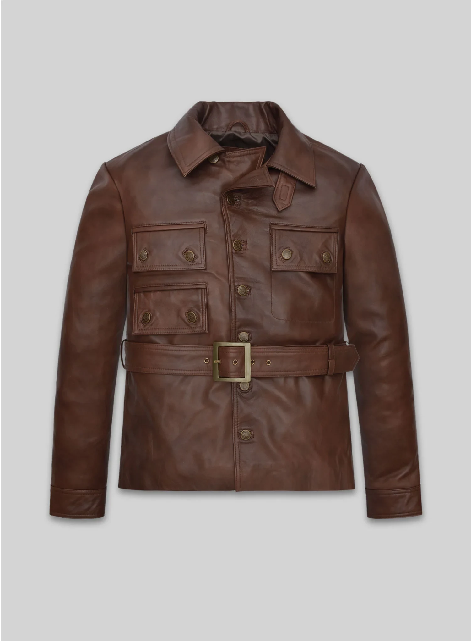 The Kings Man Conrad Oxford Brown Leather Jacket