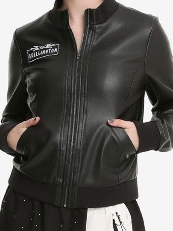 The Nightmare Before Christmas Jack Skellington Black Bomber Jacket