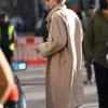 The Princess Diana Beige Trench Coat for Men and Women
