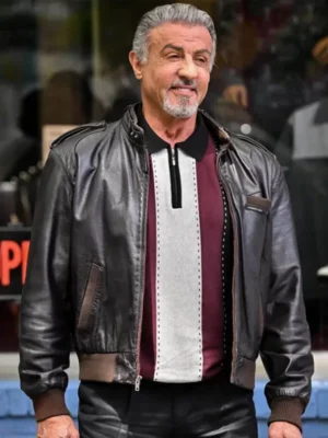 Tulsa King Black Bomber Jacket